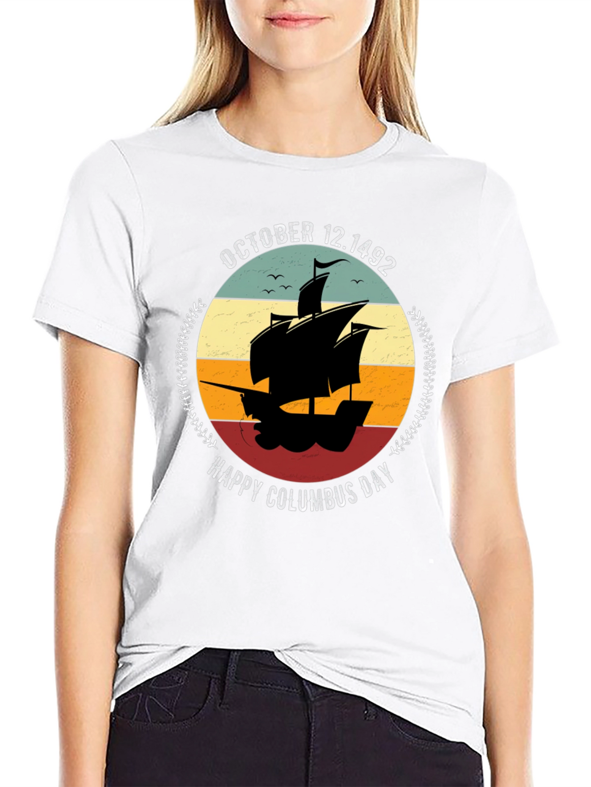 Happy Columbus Day T-Shirt October 12 1492