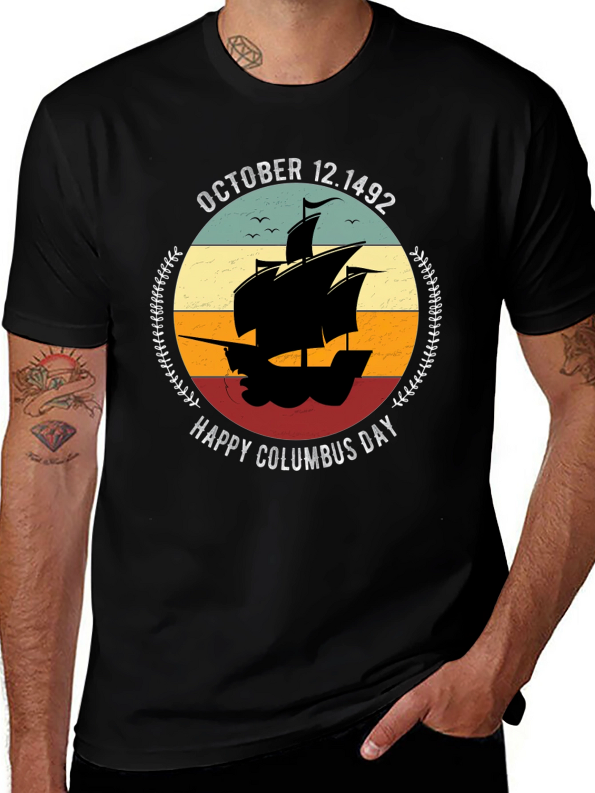 Happy Columbus Day T-Shirt October 12 1492