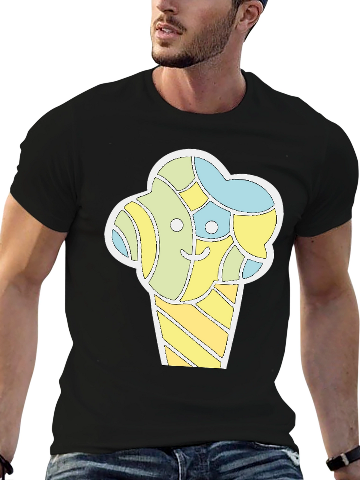 Funky Ice Cream Graphic Tee