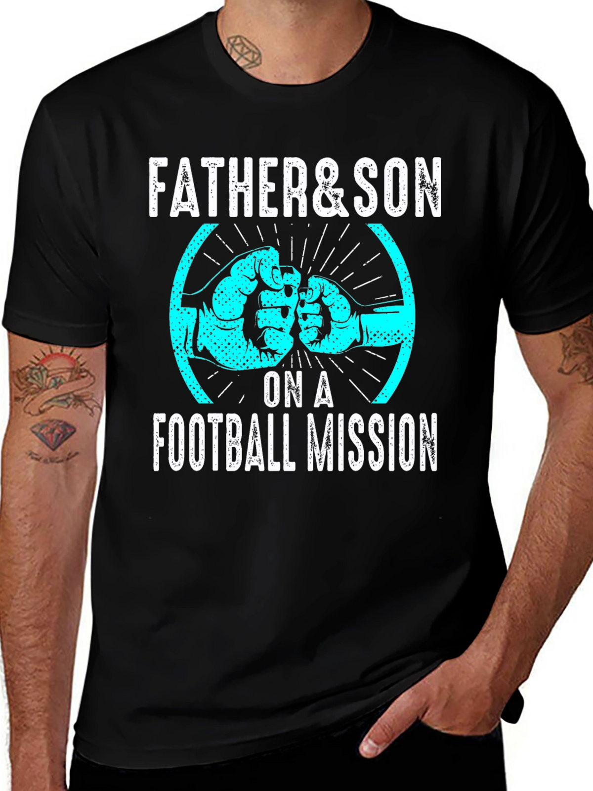 Father & Son Football Mission T-Shirt
