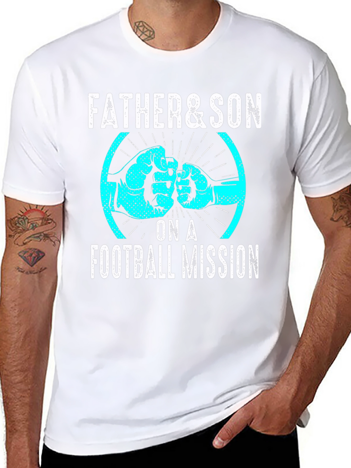 Father & Son Football Mission T-Shirt