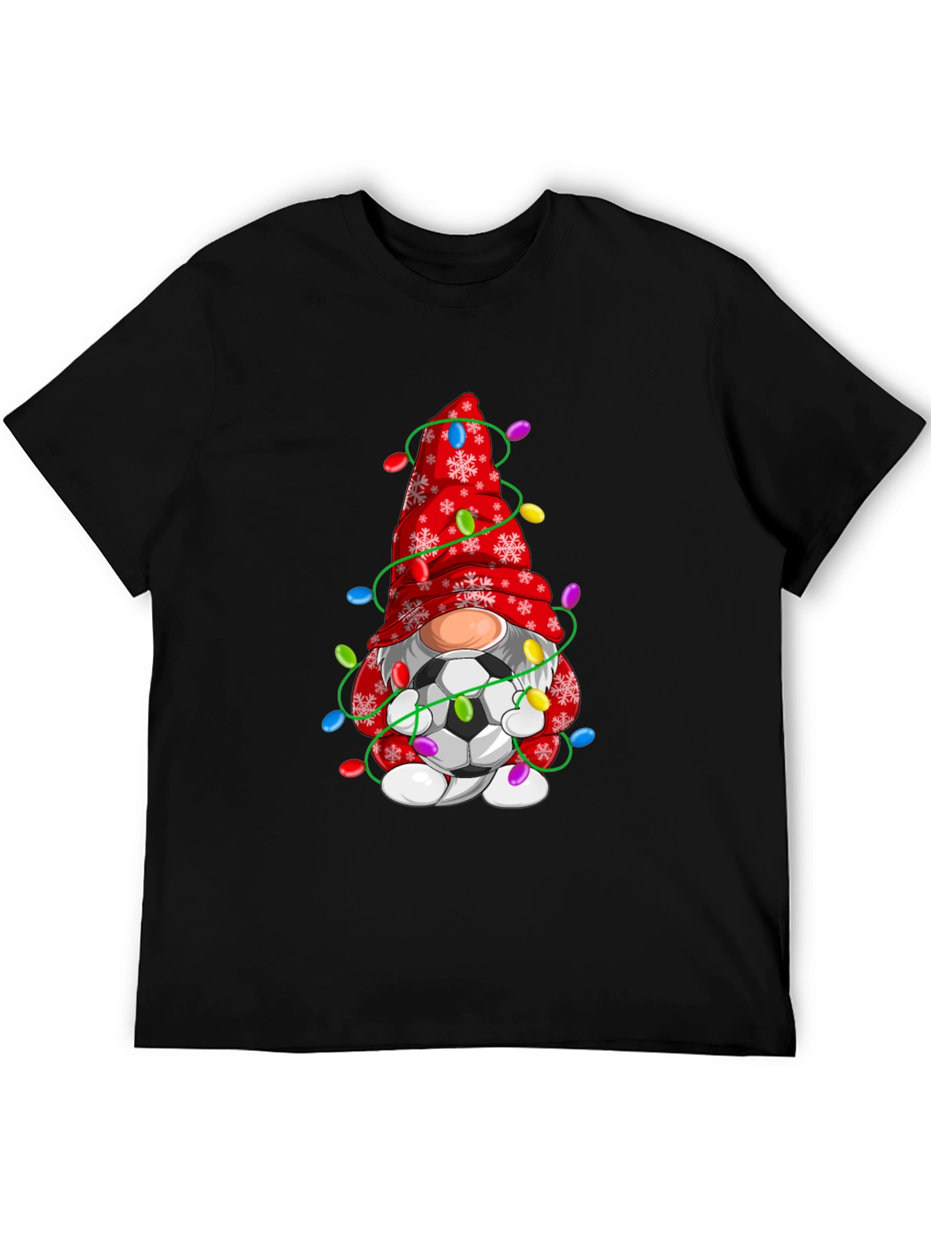 Christmas Soccer Gnome T-Shirt