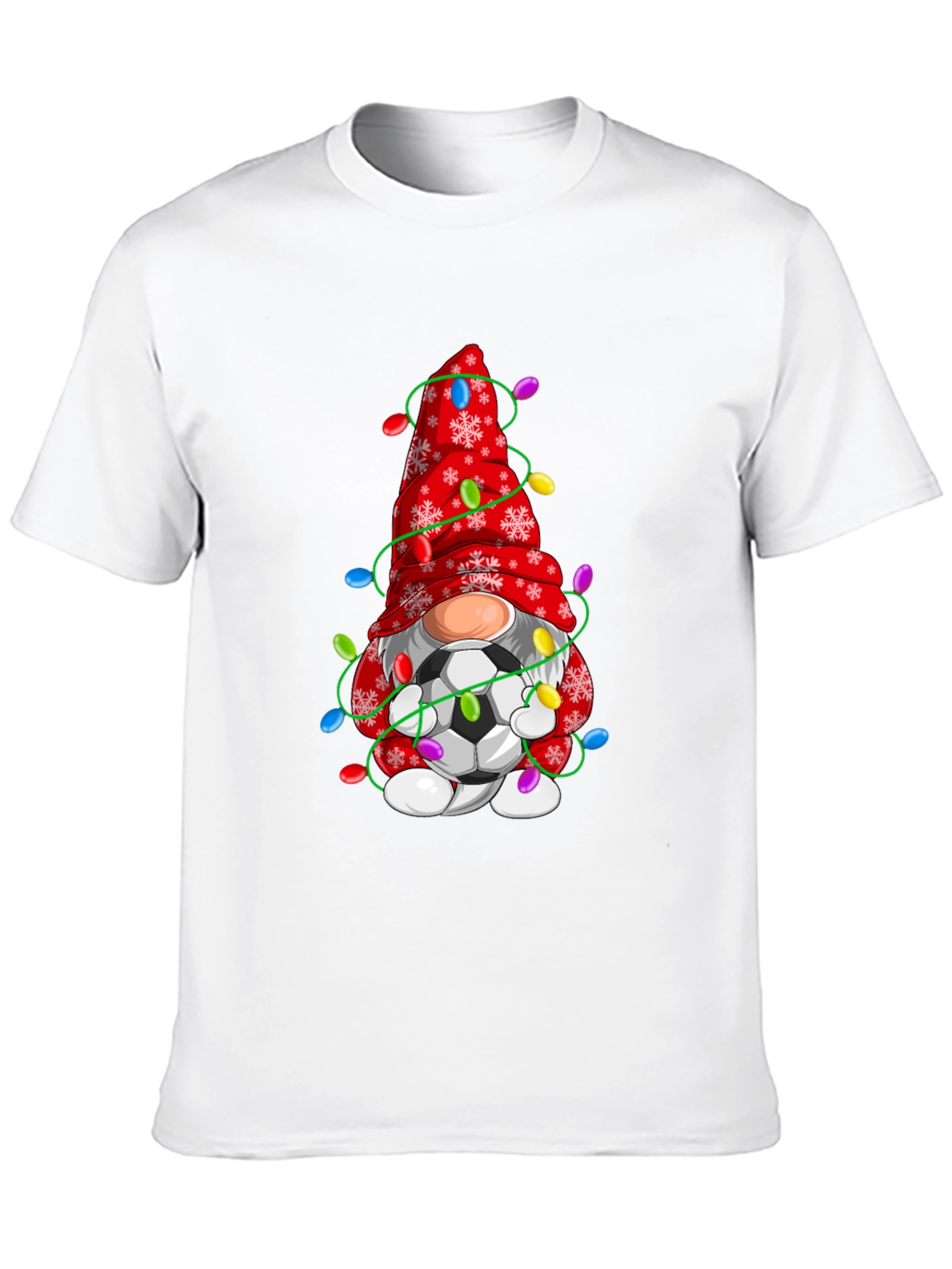 Christmas Soccer Gnome T-Shirt