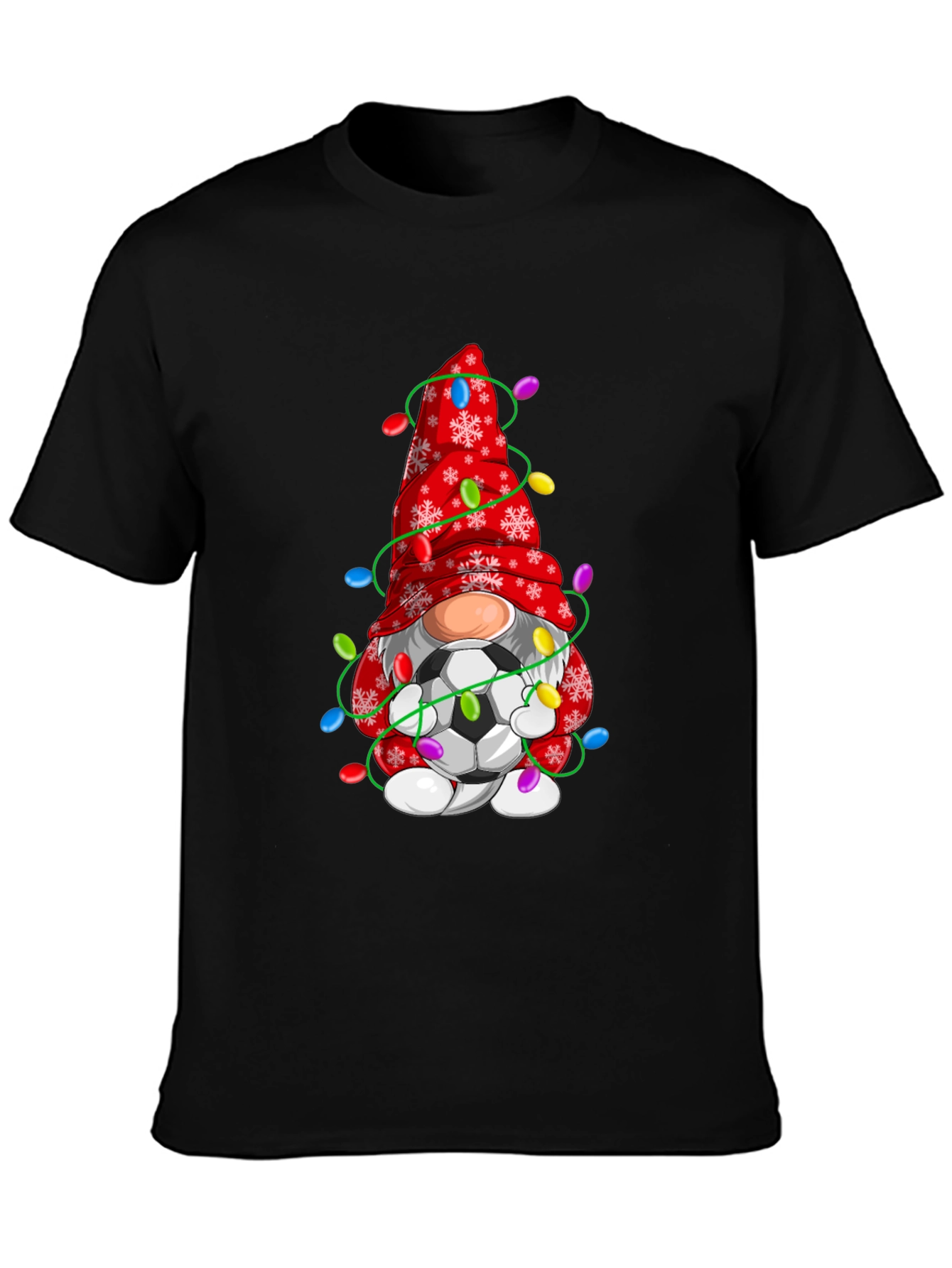 Christmas Soccer Gnome T-Shirt