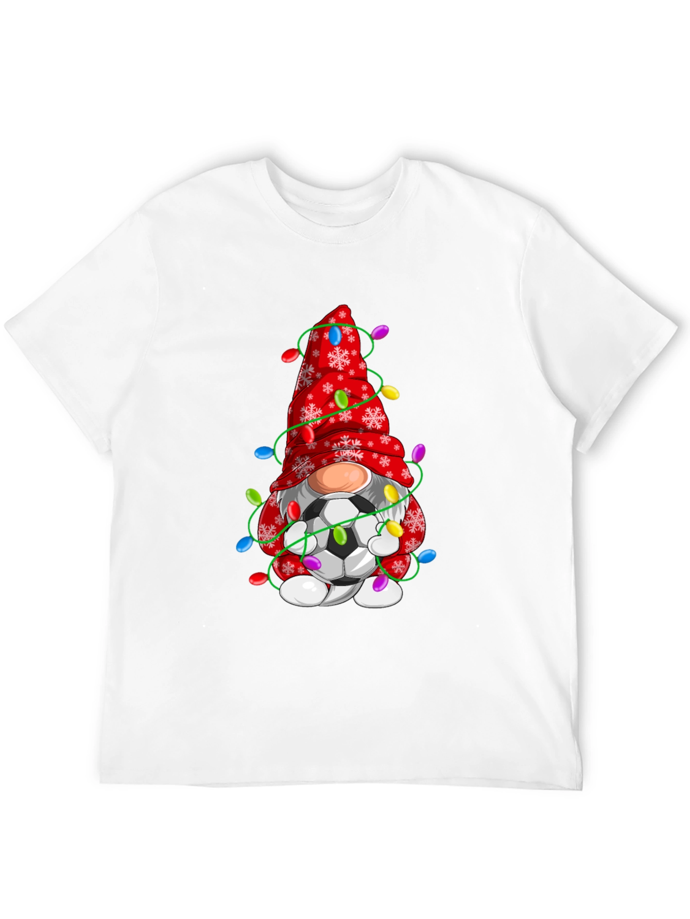 Christmas Soccer Gnome T-Shirt