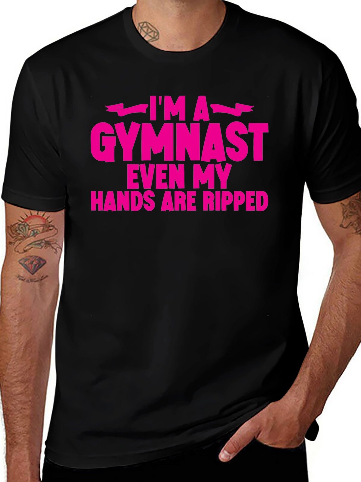 Gymnast Ripped Hands Graphic Tee