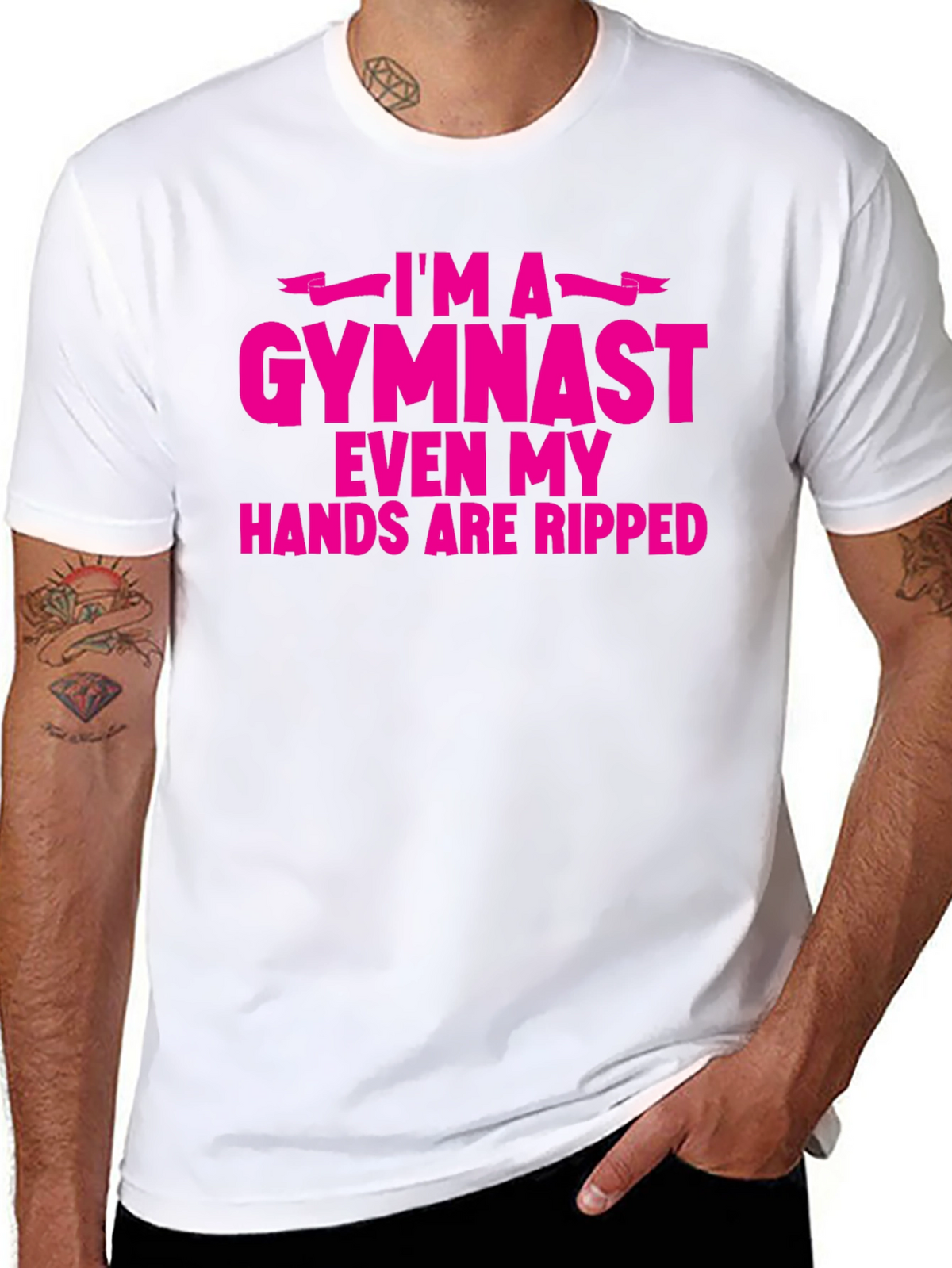Gymnast Ripped Hands Graphic Tee