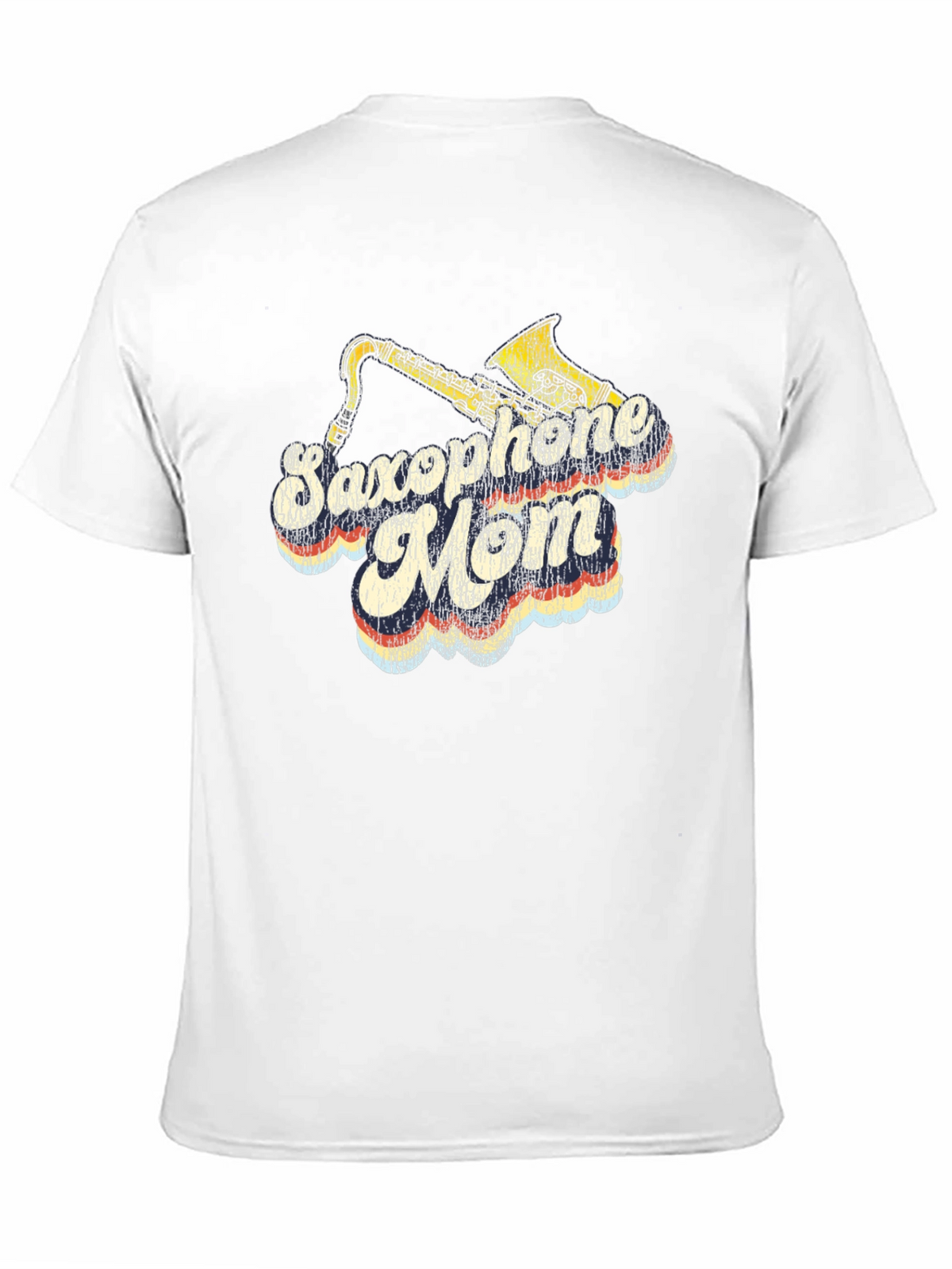 Saxophone Mom T-Shirt - Retro Design