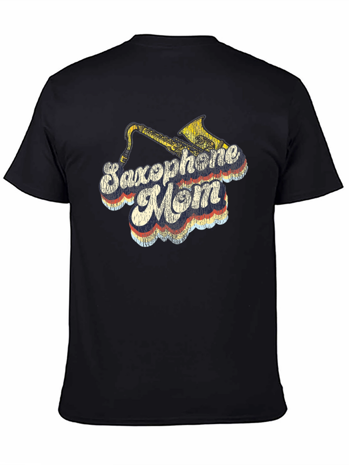 Saxophone Mom T-Shirt - Retro Design
