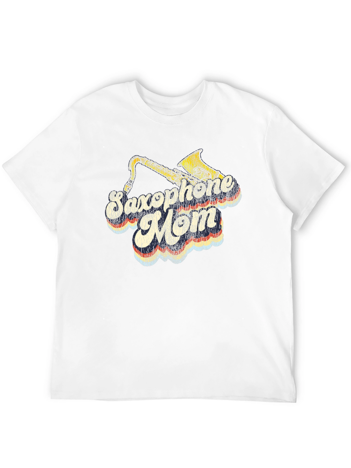 Saxophone Mom T-Shirt - Retro Design