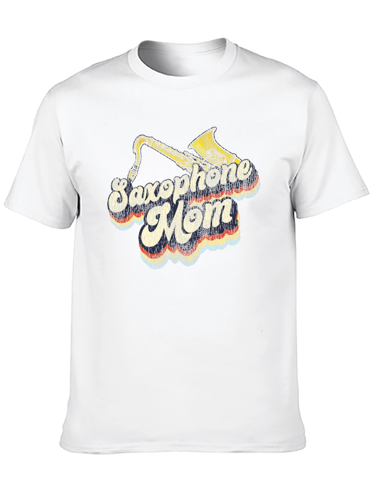 Saxophone Mom T-Shirt - Retro Design