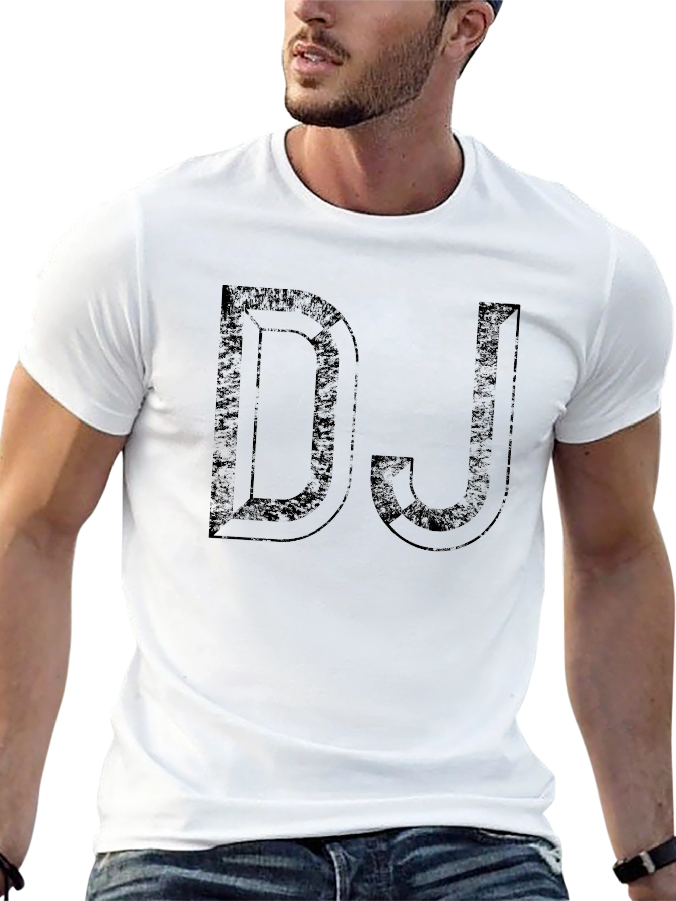 DJ Graphic Black T-Shirt - Music Lover Apparel