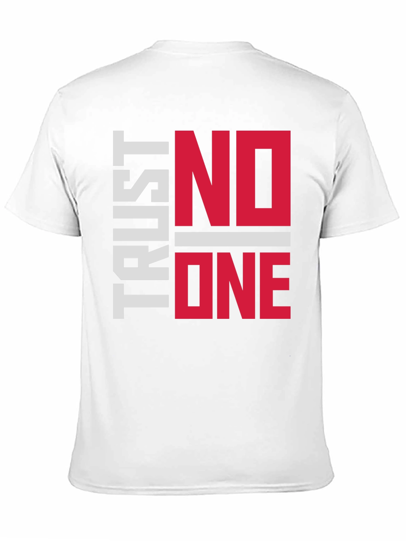 Trust No One Graphic Tee - Black