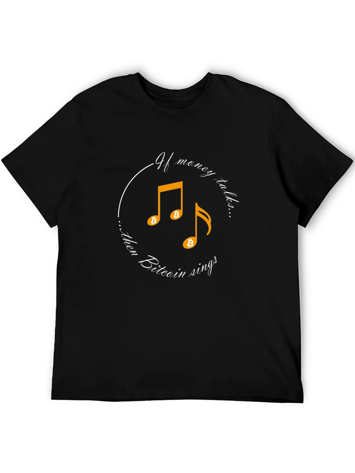 Bitcoin Sings Black T-Shirt