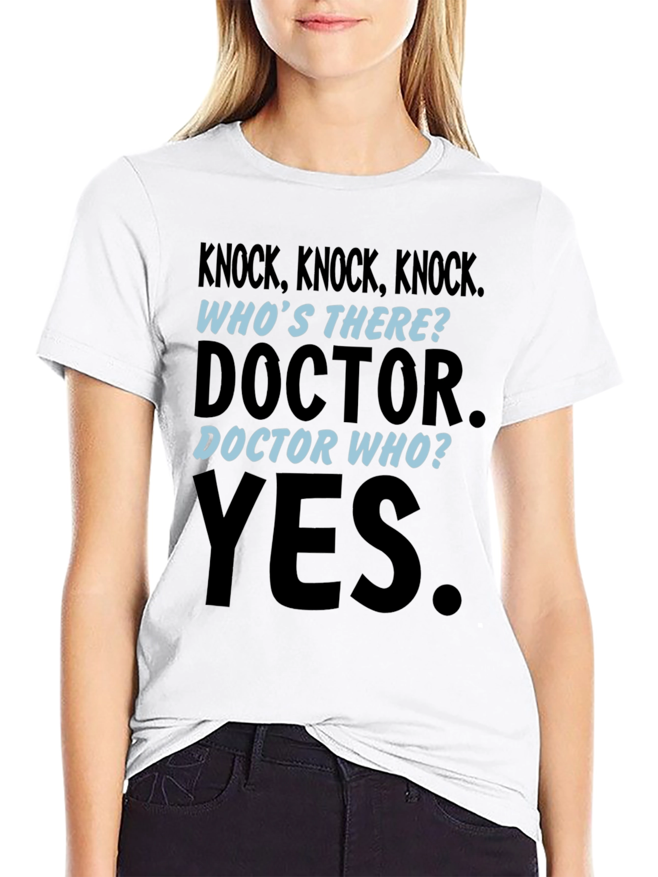 Doctor Who Knock Knock Joke T-Shirt