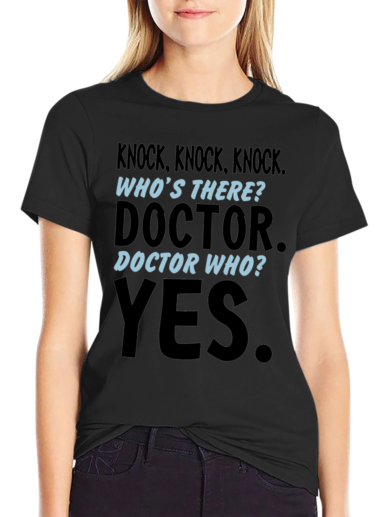 Doctor Who Knock Knock Joke T-Shirt