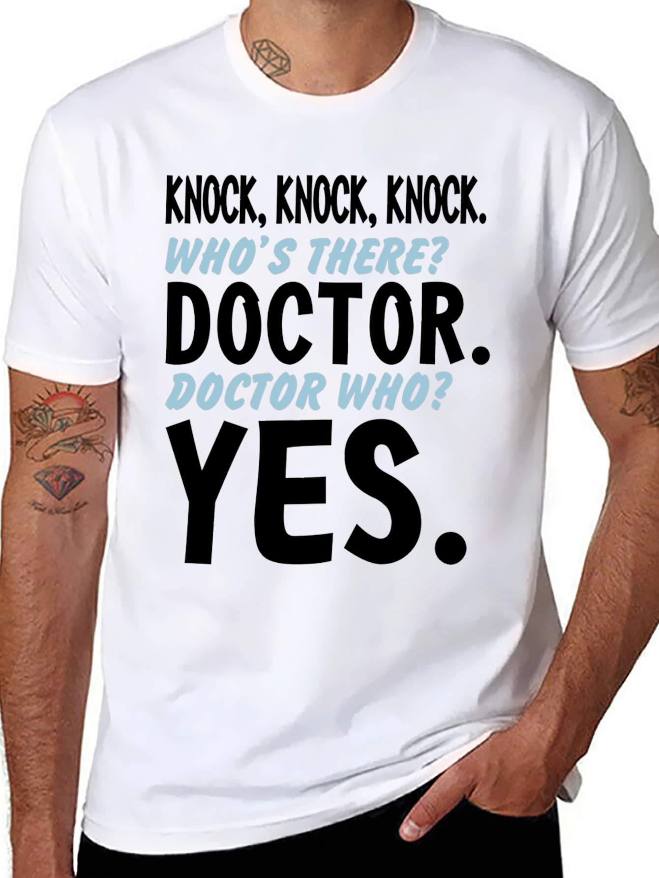 Doctor Who Knock Knock Joke T-Shirt