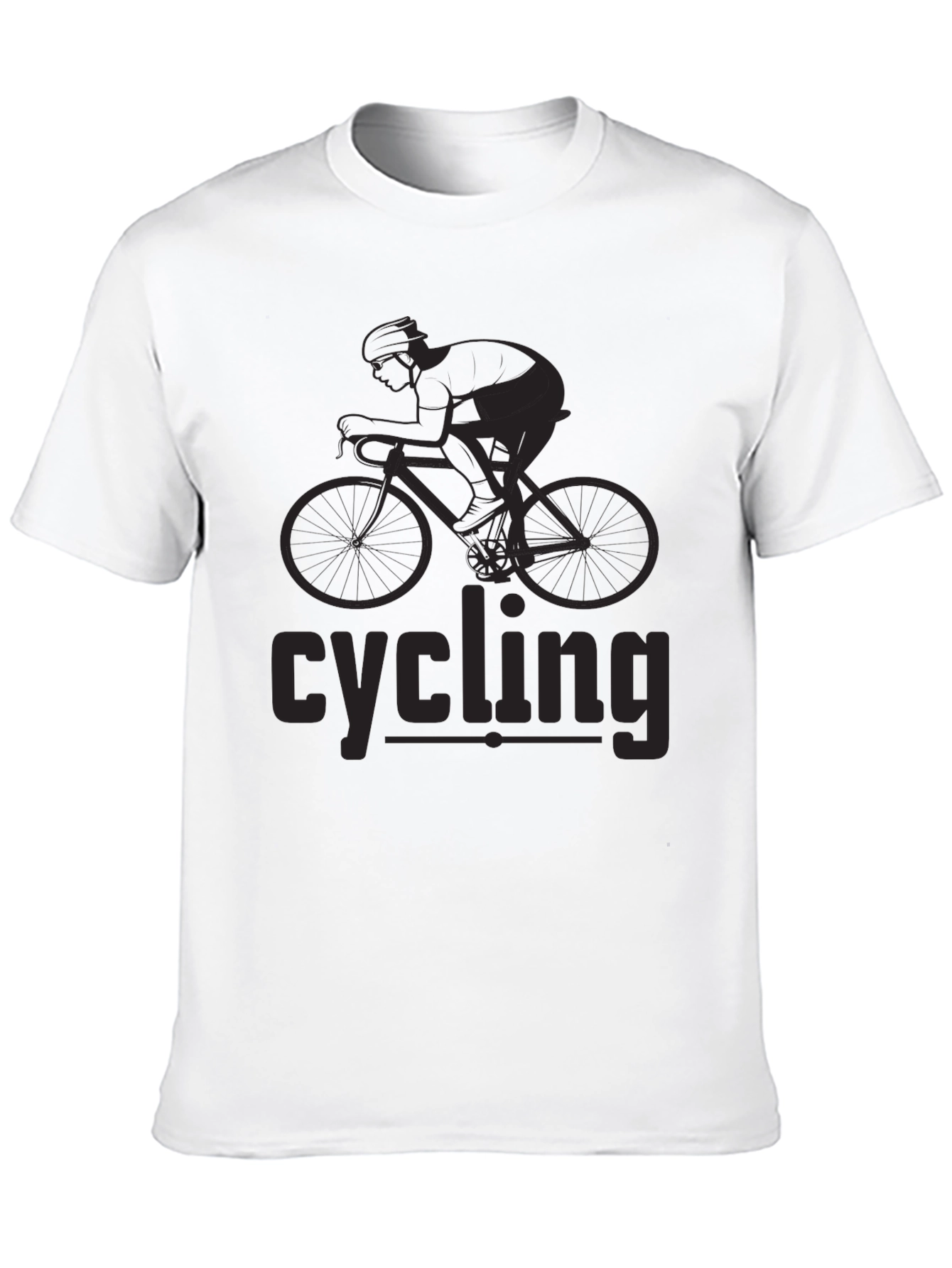 Cycling Graphic Tee - Ride in Style!