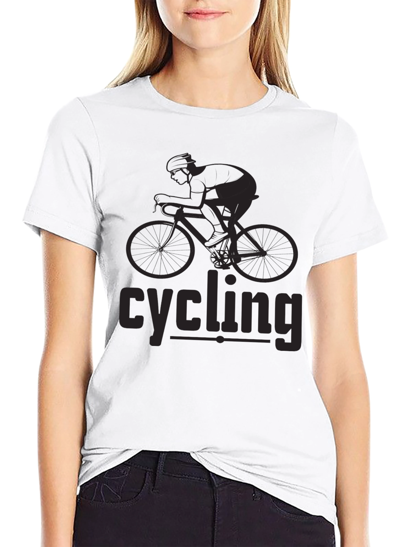 Cycling Graphic Tee - Ride in Style!