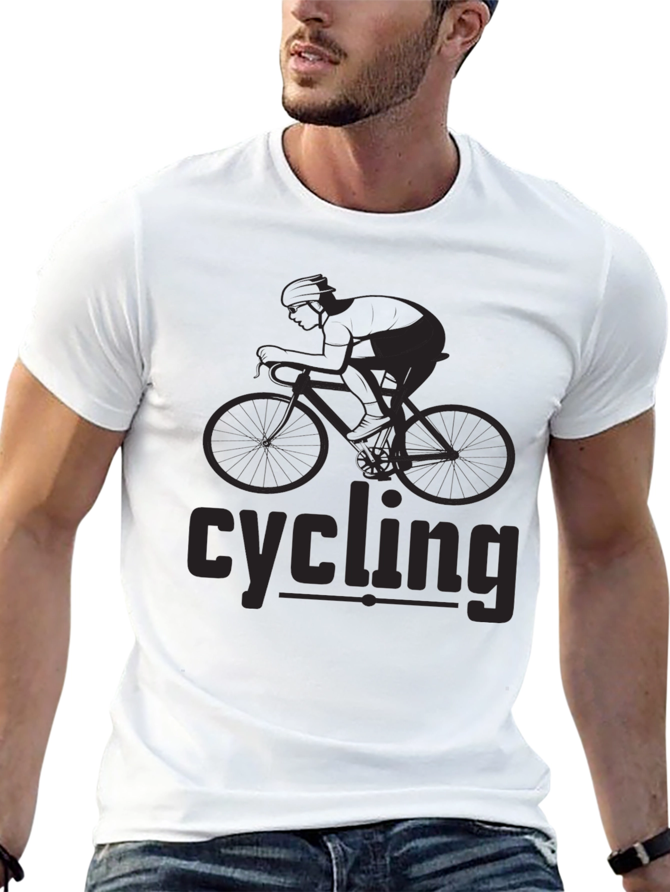 Cycling Graphic Tee - Ride in Style!