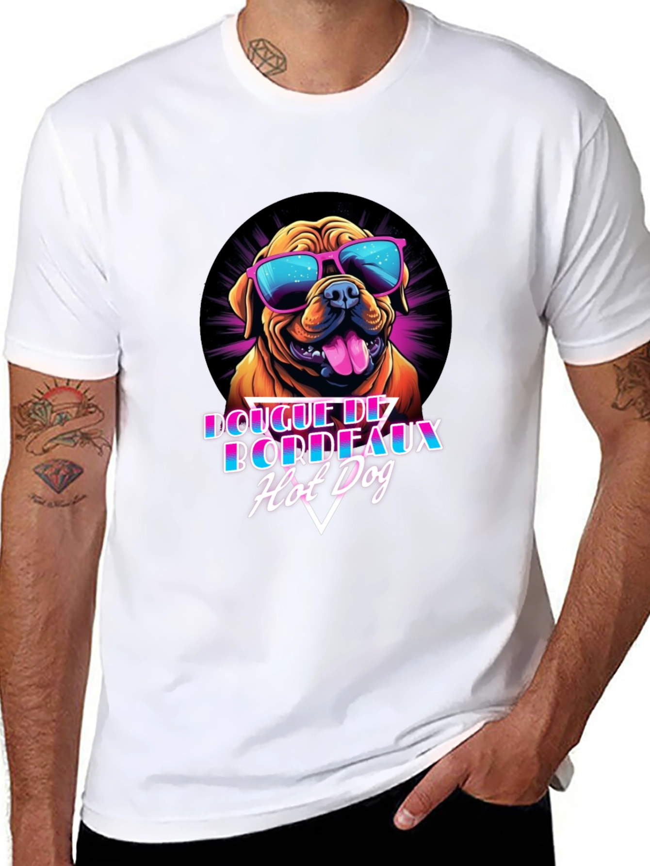Dogue de Bordeaux Hot Dog T-Shirt