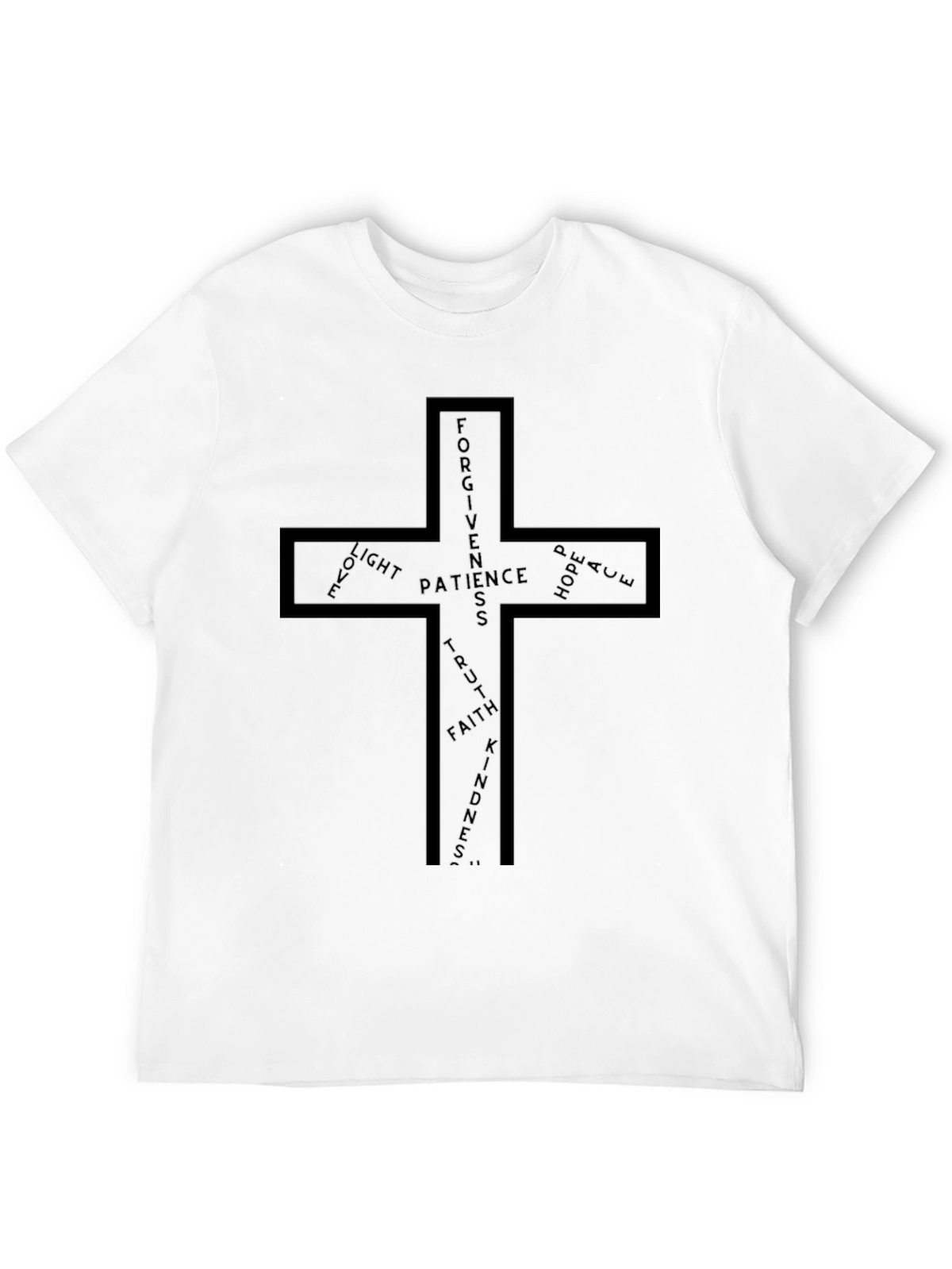 Faith-Inspired Cross Graphic T-Shirt