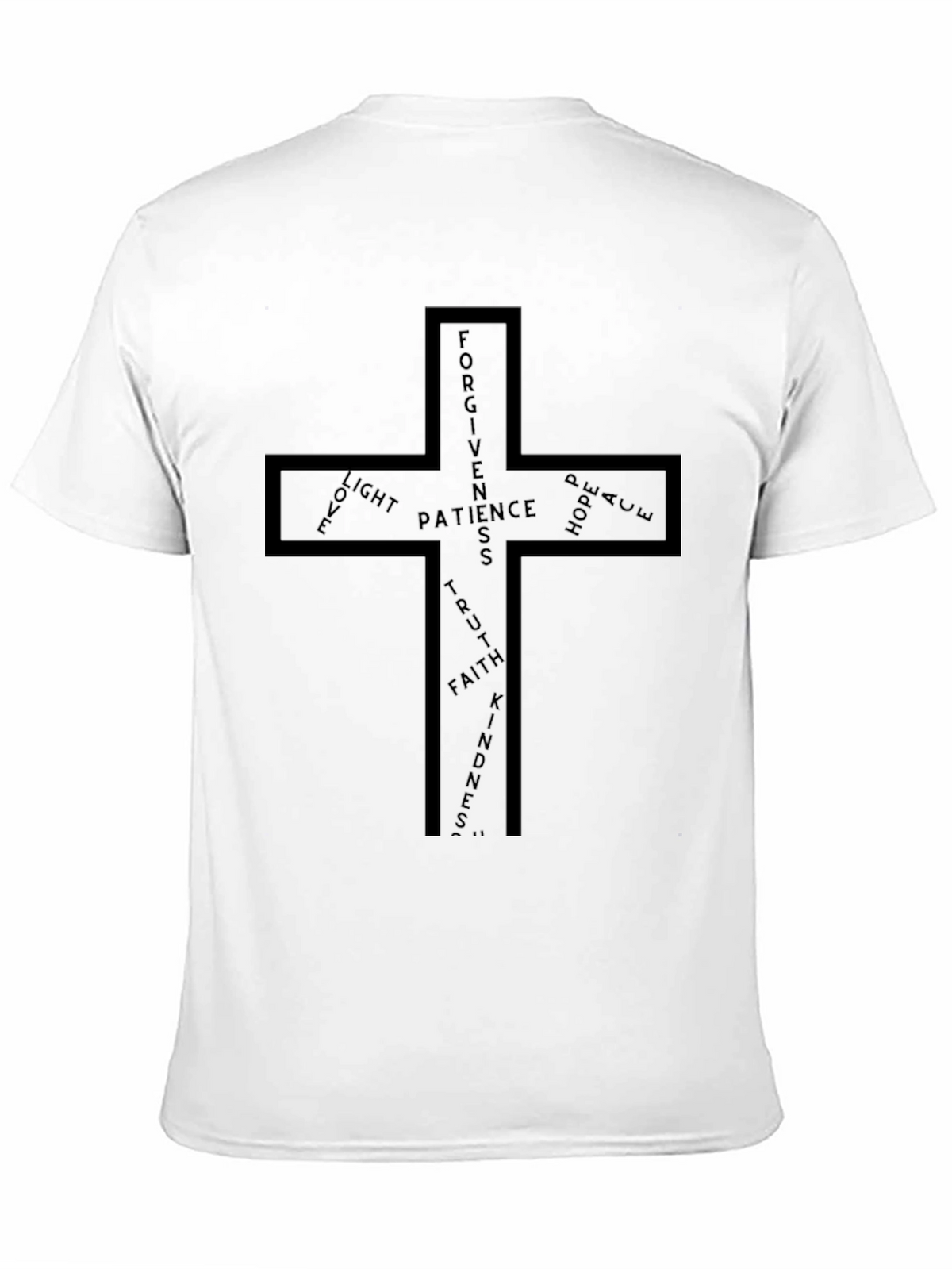 Faith-Inspired Cross Graphic T-Shirt