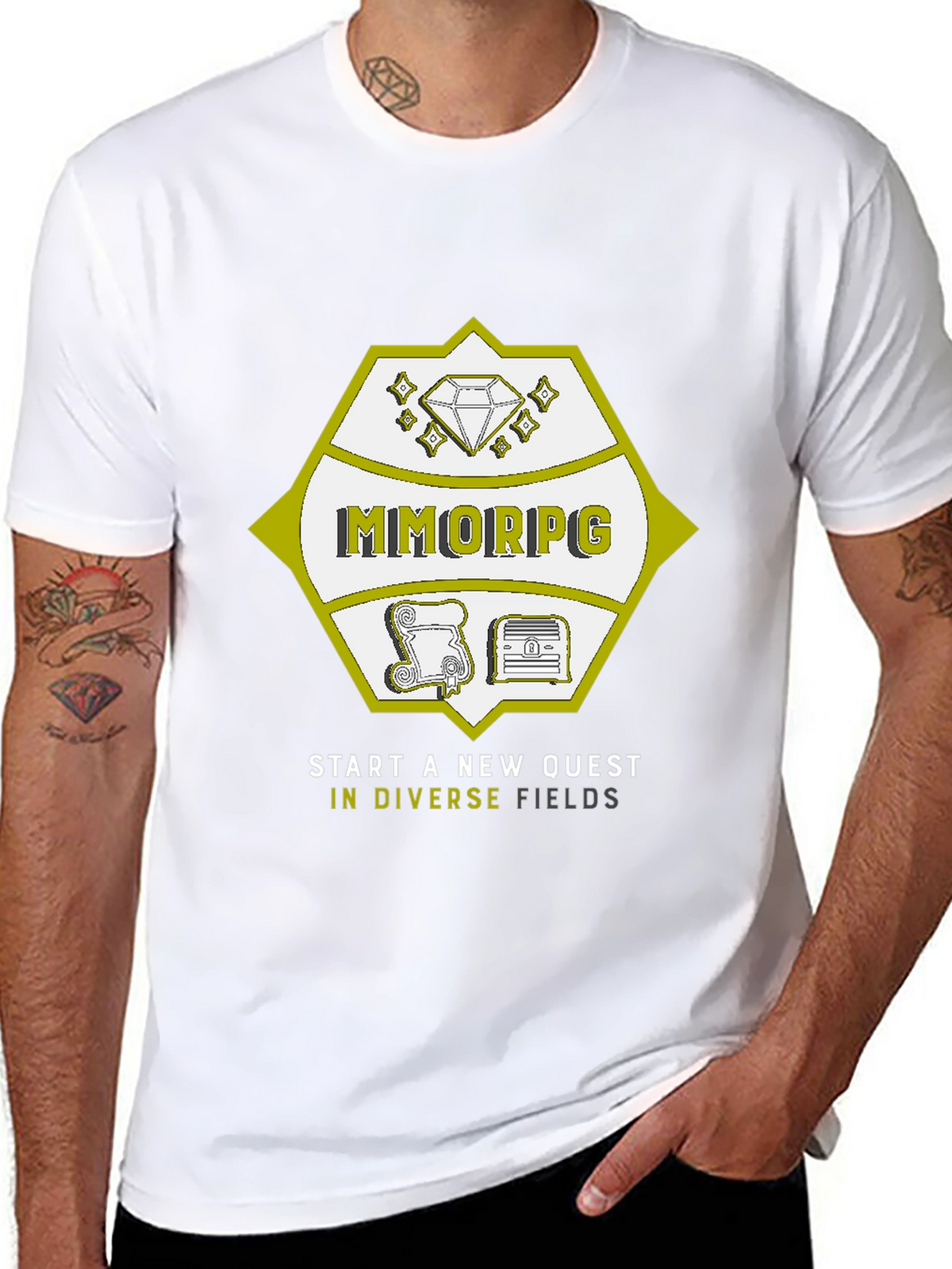 MMORPG Quest T-Shirt - Start Your Adventure!