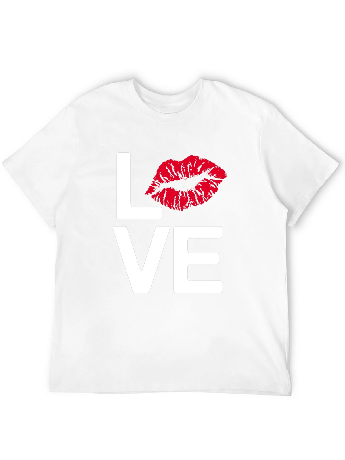 LOVE Lips Graphic Tee - Black