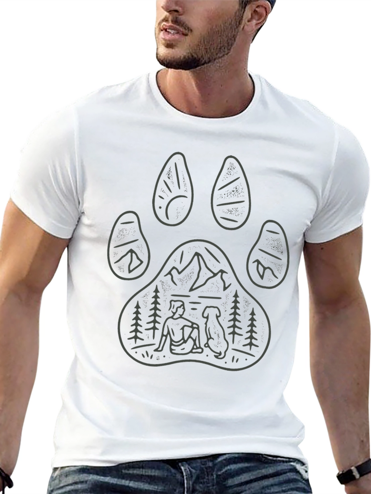 Paw Print Adventure T-Shirt