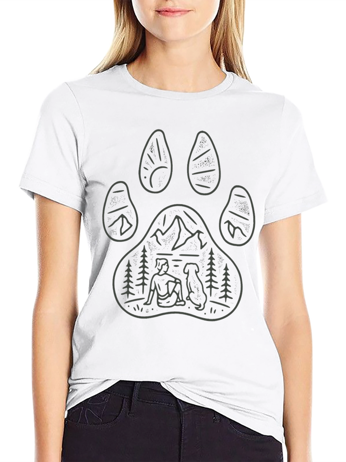 Paw Print Adventure T-Shirt