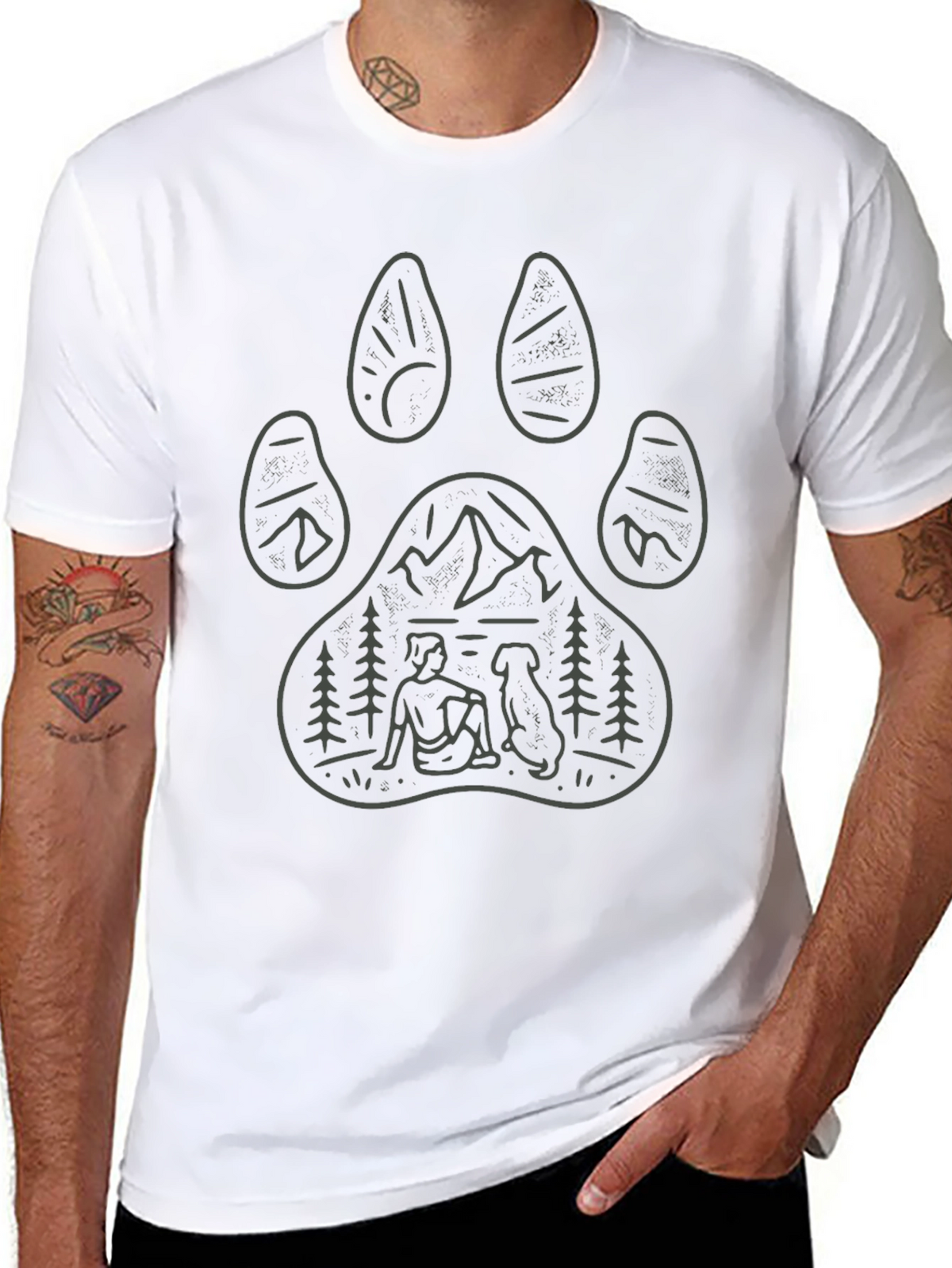 Paw Print Adventure T-Shirt