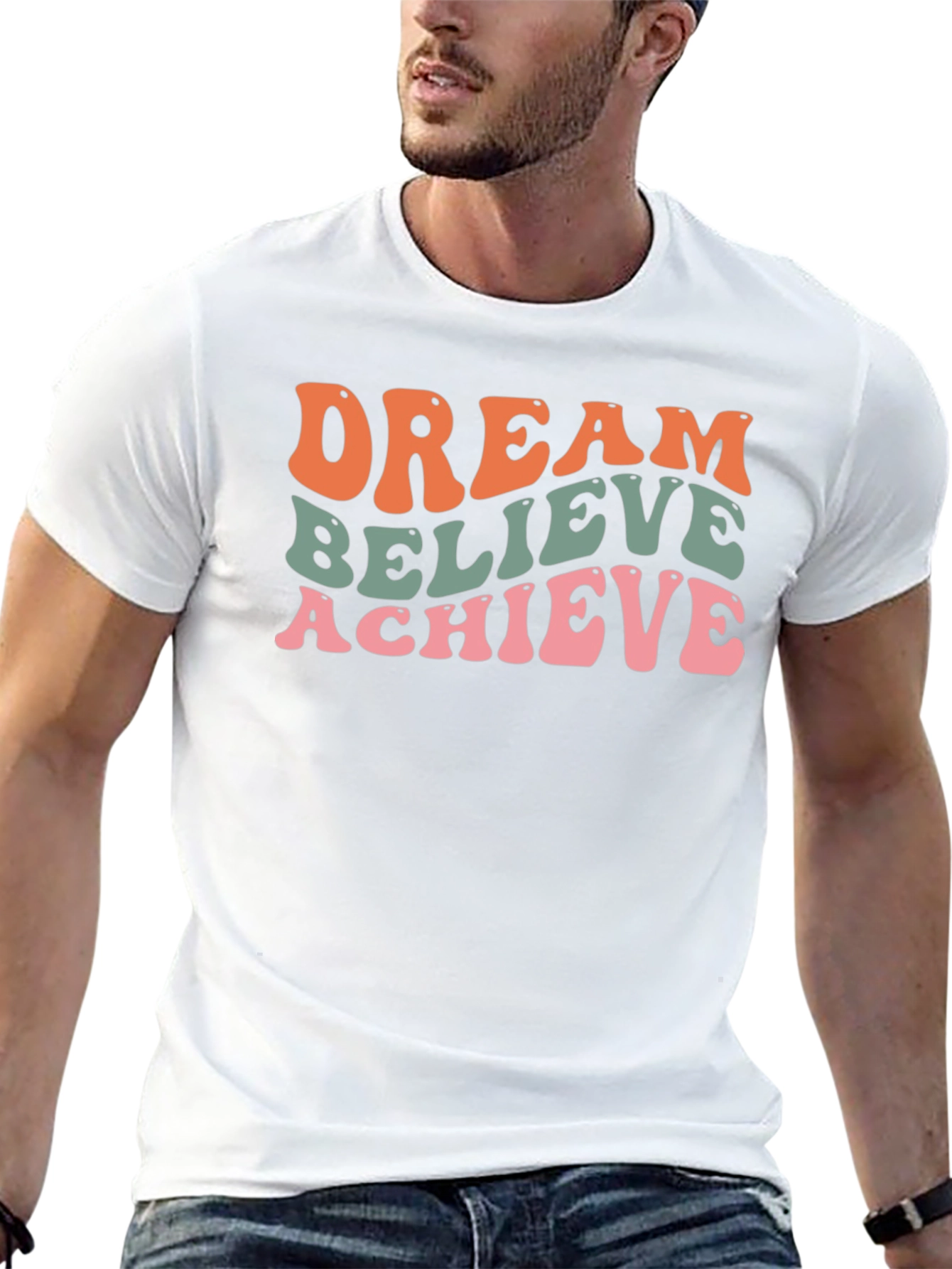 Dream Believe Achieve Graphic T-Shirt
