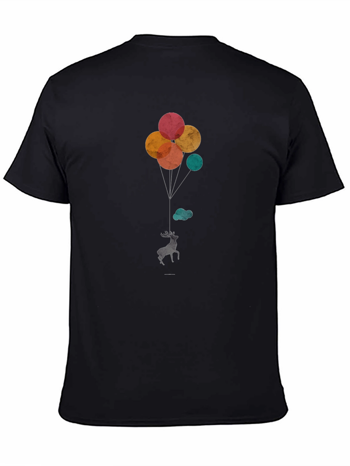Deer Balloons Graphic T-Shirt