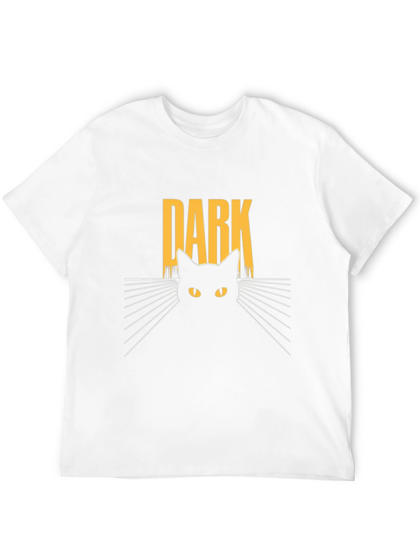Dark Cat Graphic Tee - Mens Black T-Shirt