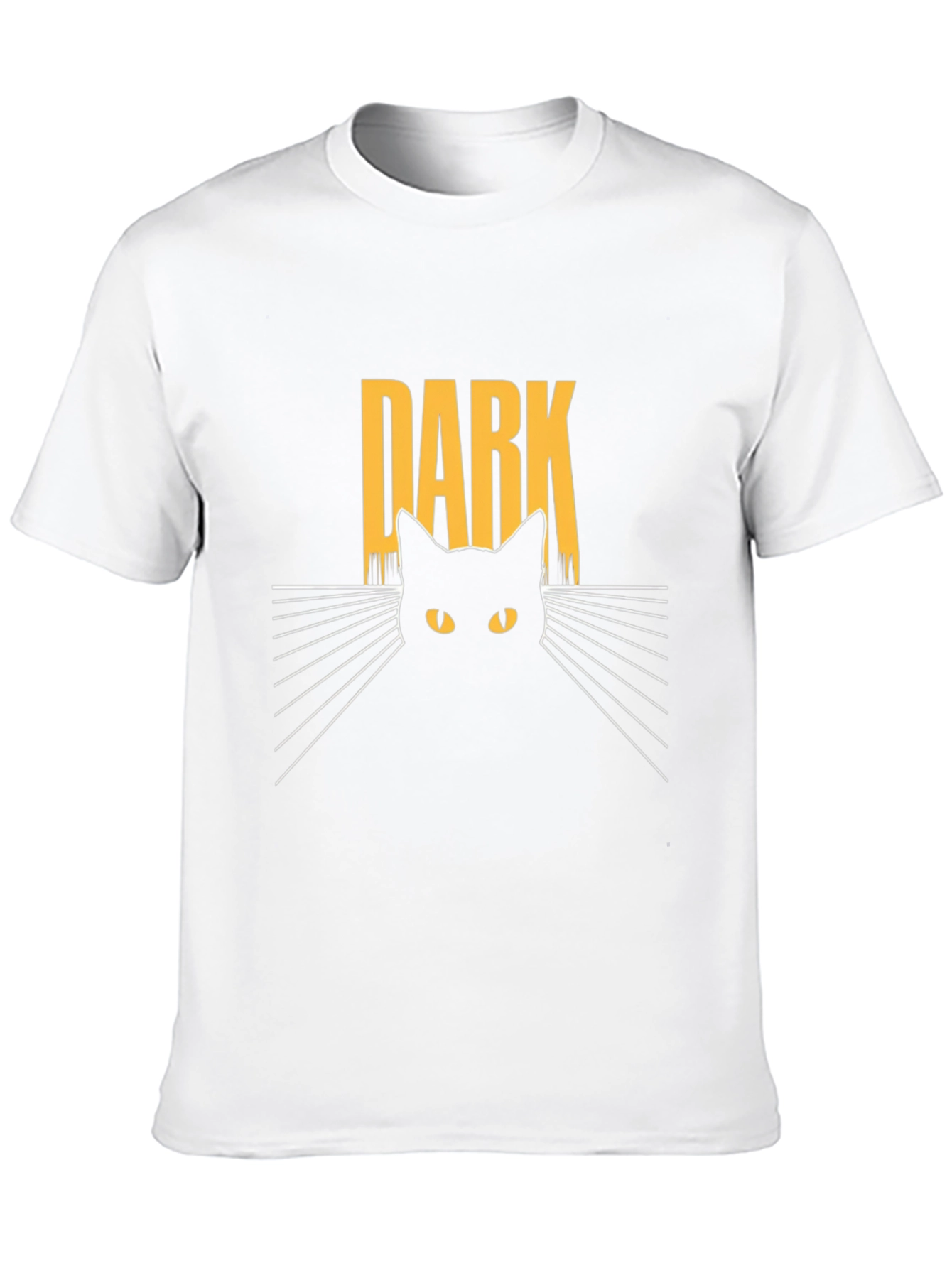 Dark Cat Graphic Tee - Mens Black T-Shirt