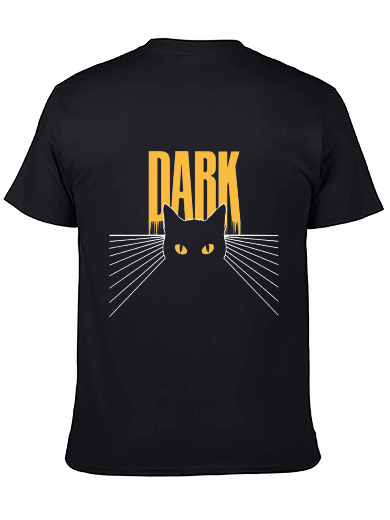 Dark Cat Graphic Tee - Mens Black T-Shirt