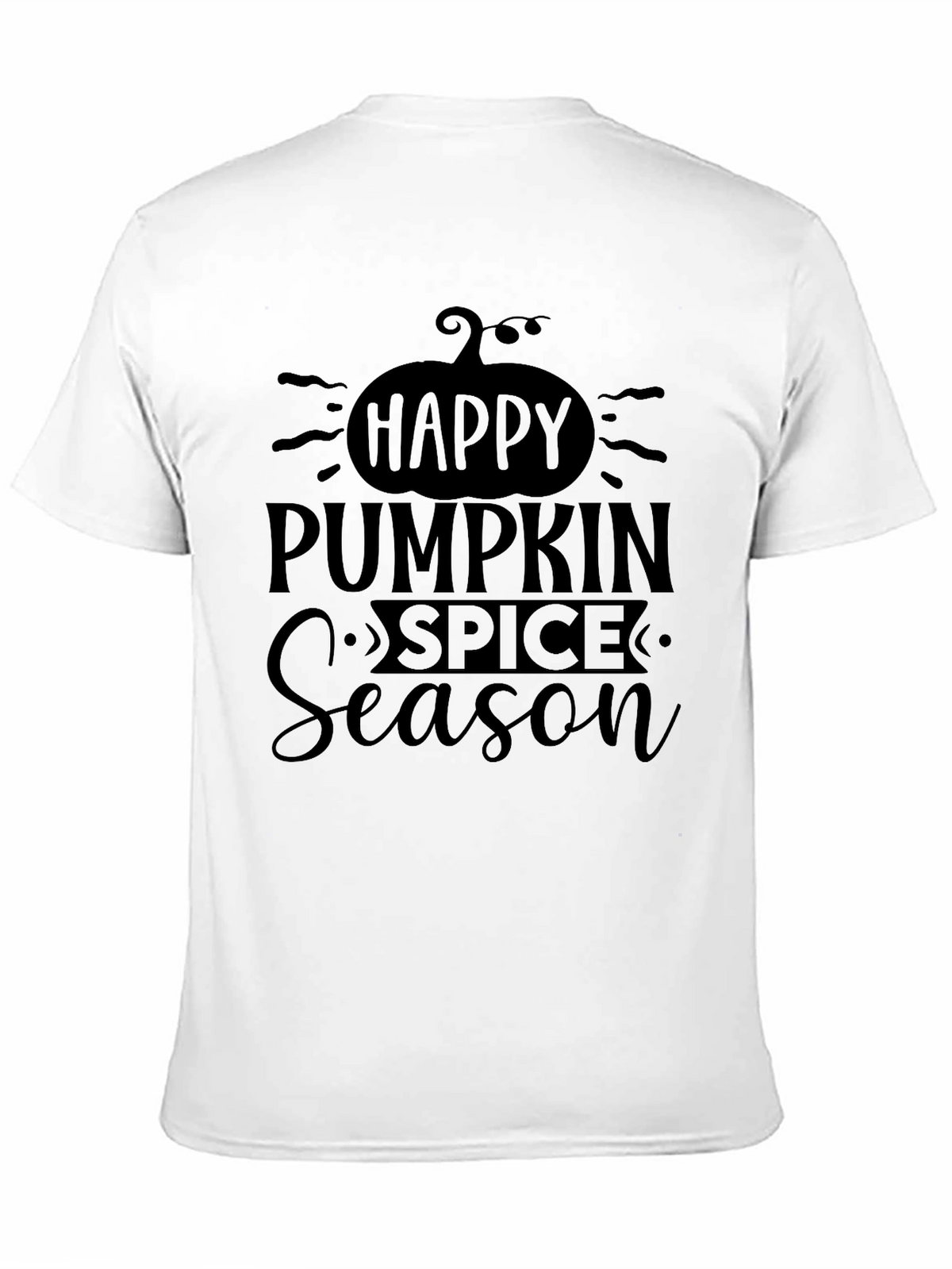 Happy Pumpkin Spice Season Black T-Shirt