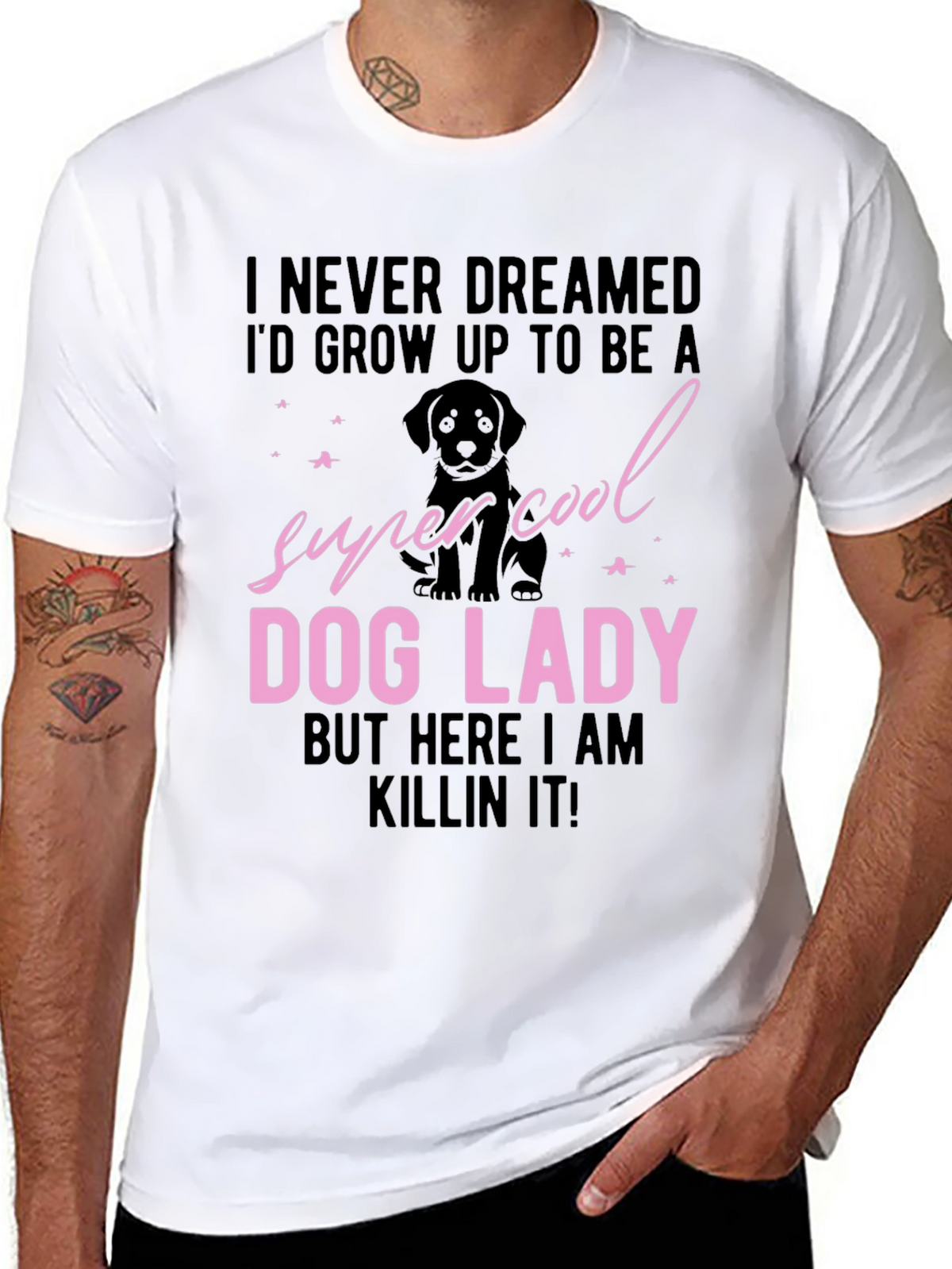 Super Cool Dog Lady T-Shirt