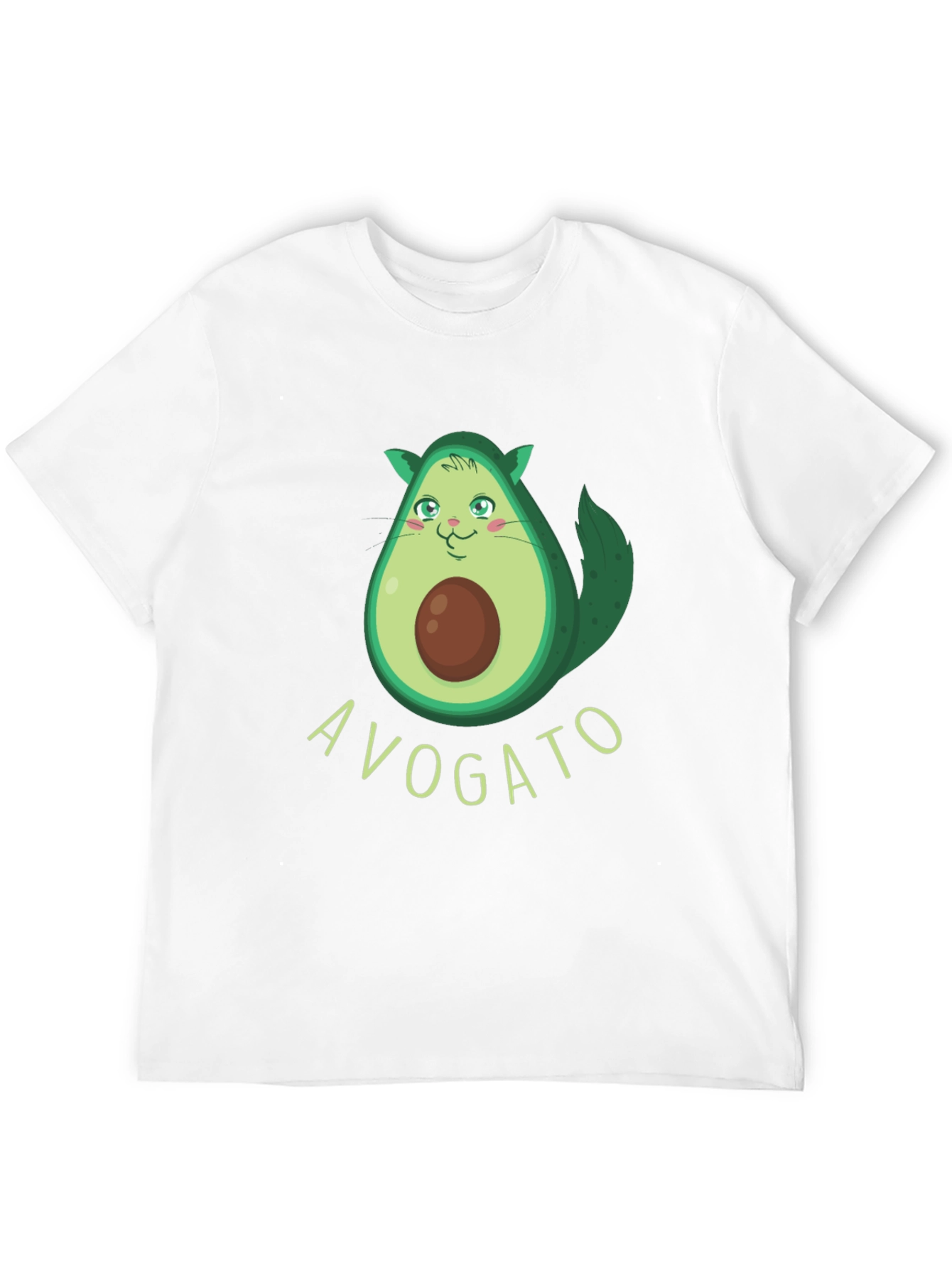 Avogato Funny Avocado Cat Graphic Tee
