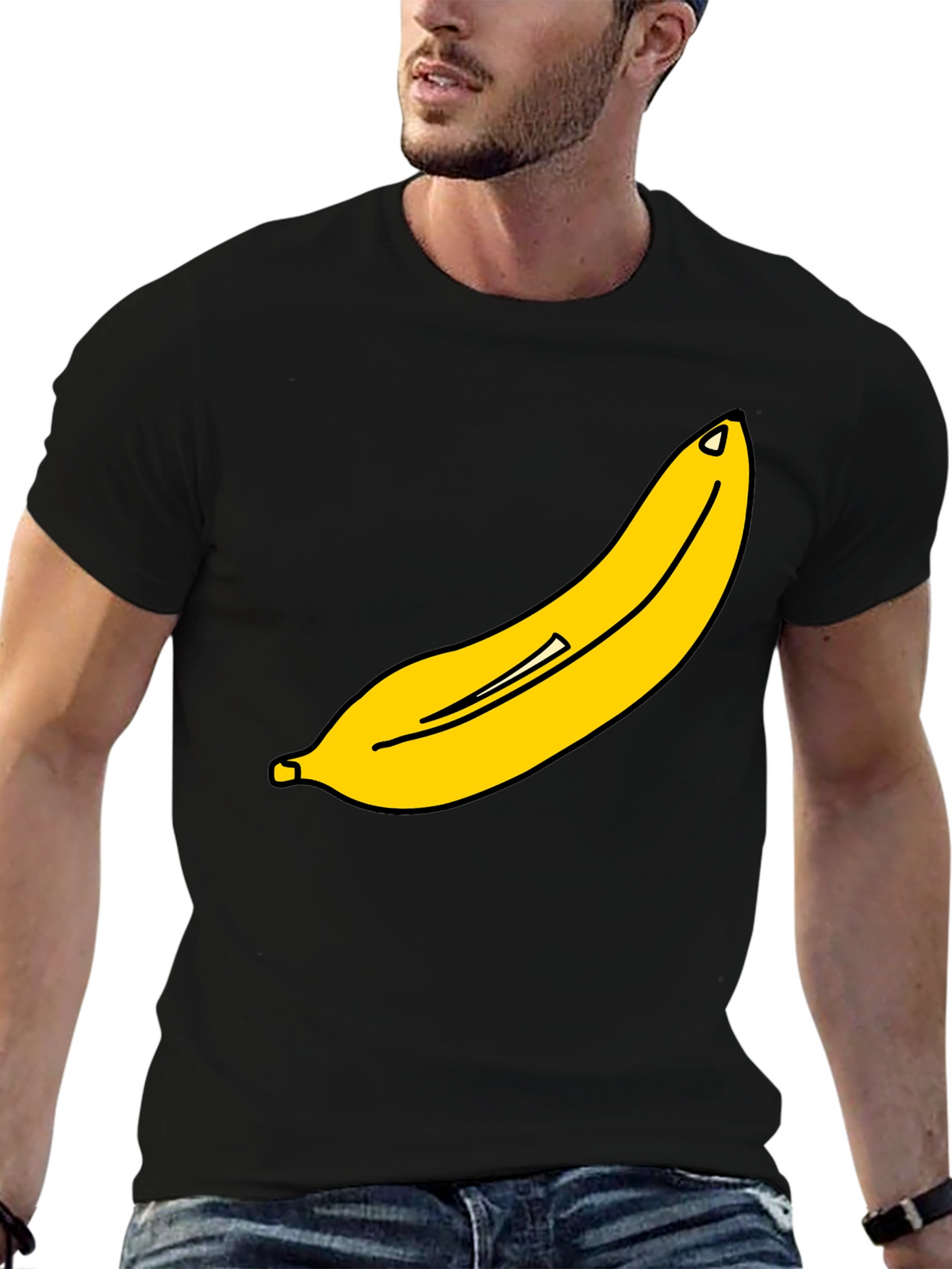 Banana Graphic Tee - Classic Black T-Shirt