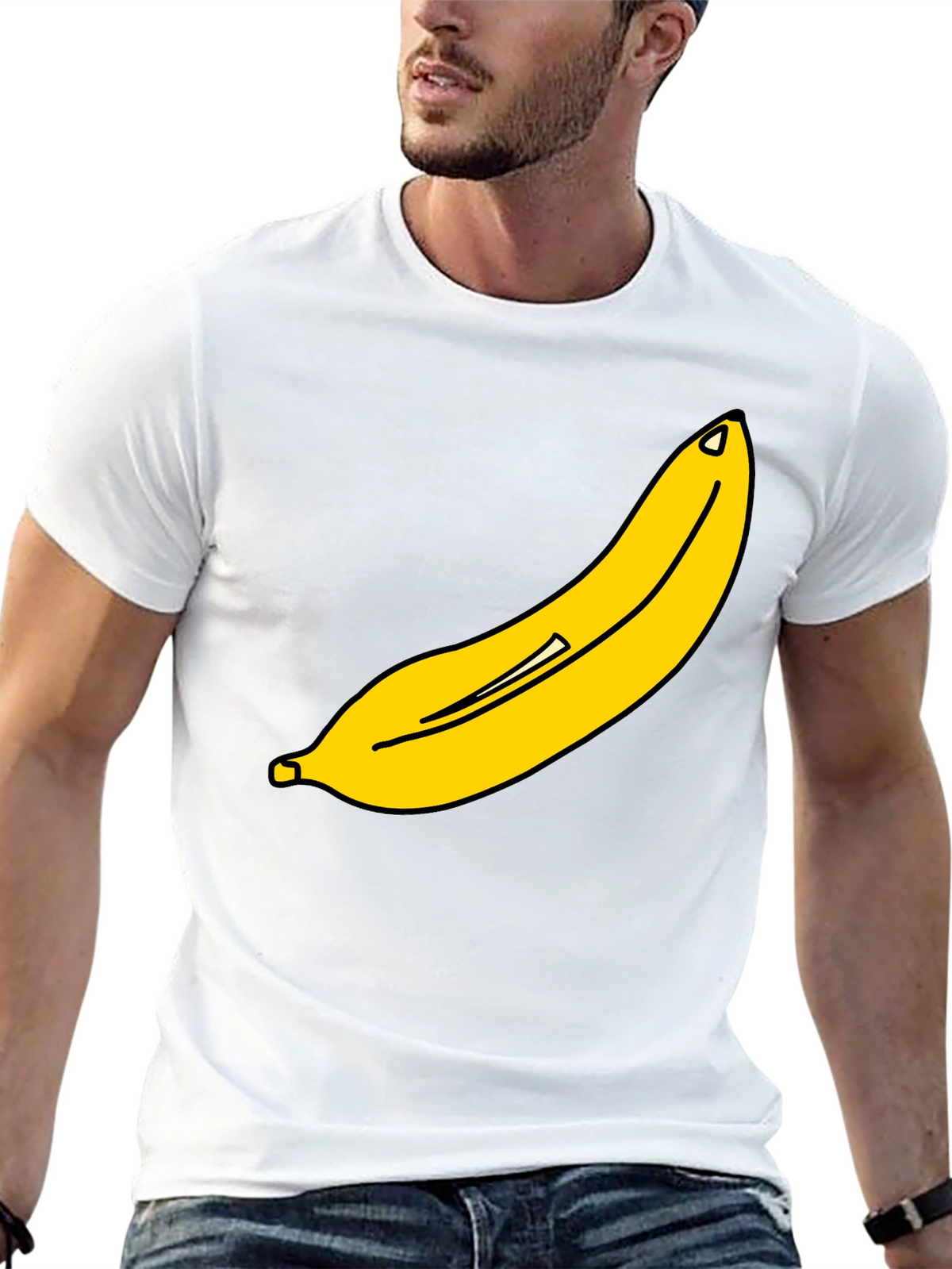 Banana Graphic Tee - Classic Black T-Shirt