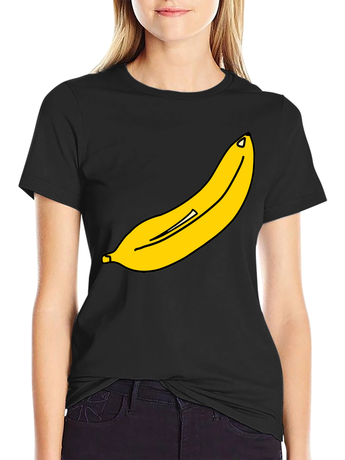 Banana Graphic Tee - Classic Black T-Shirt