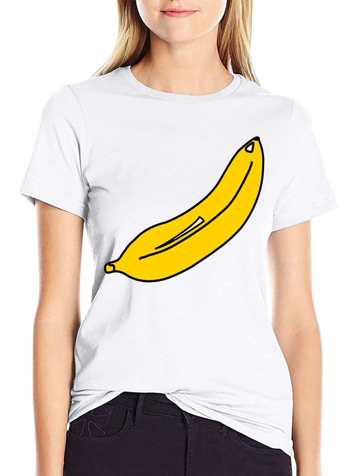 Banana Graphic Tee - Classic Black T-Shirt