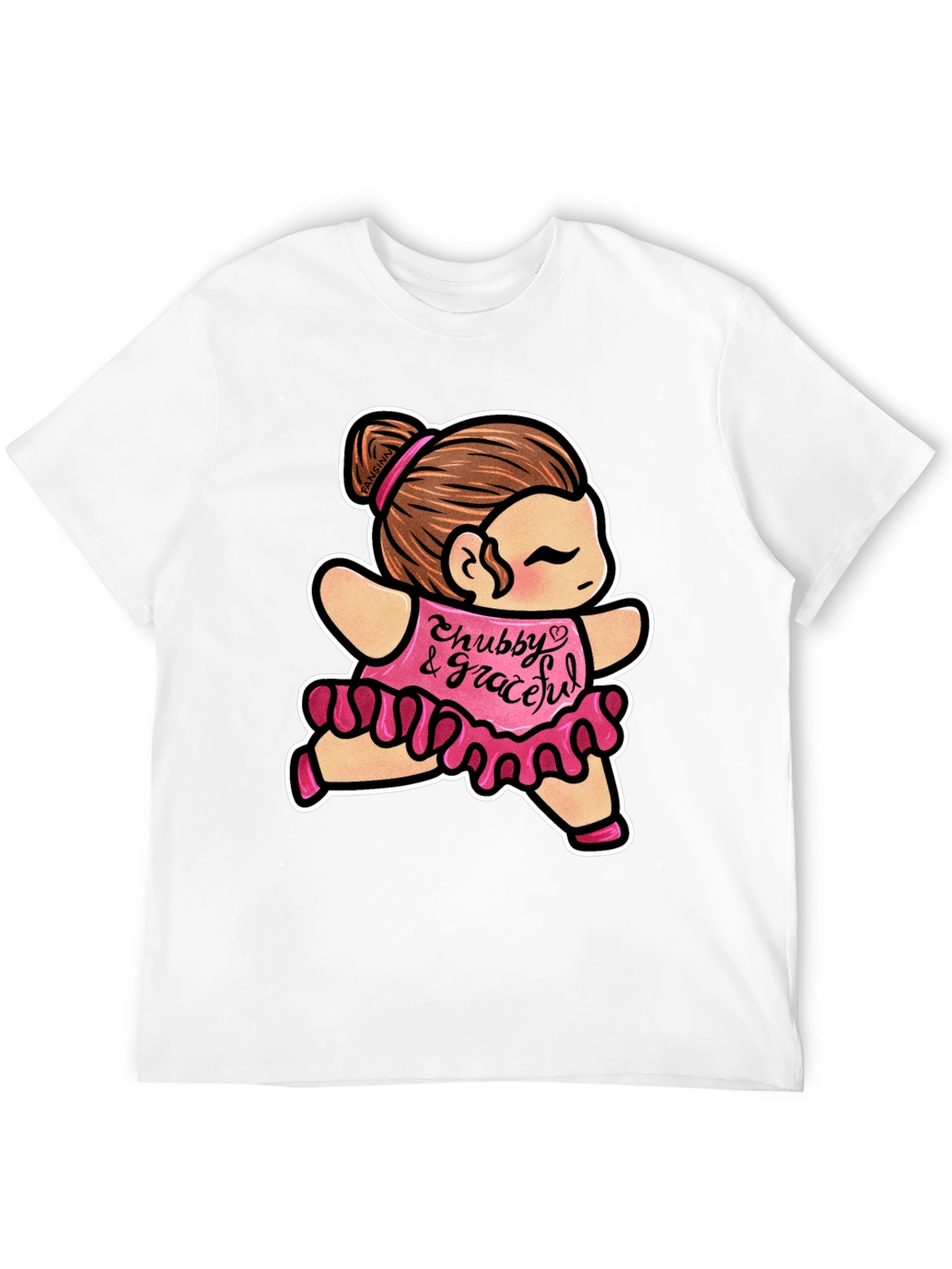 Chubby & Graceful T-Shirt - Cute Cartoon Dance