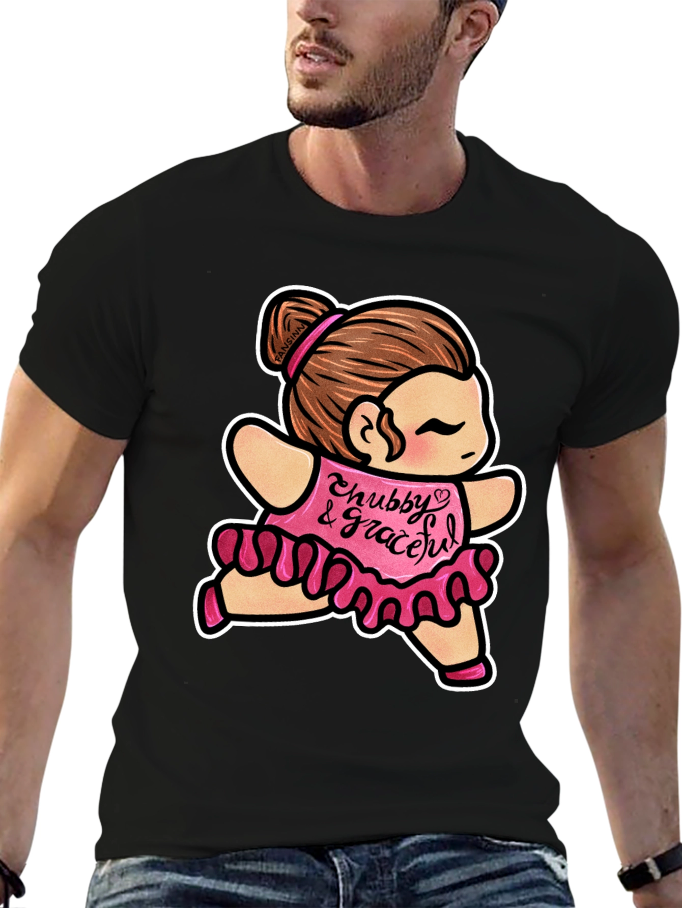 Chubby & Graceful T-Shirt - Cute Cartoon Dance