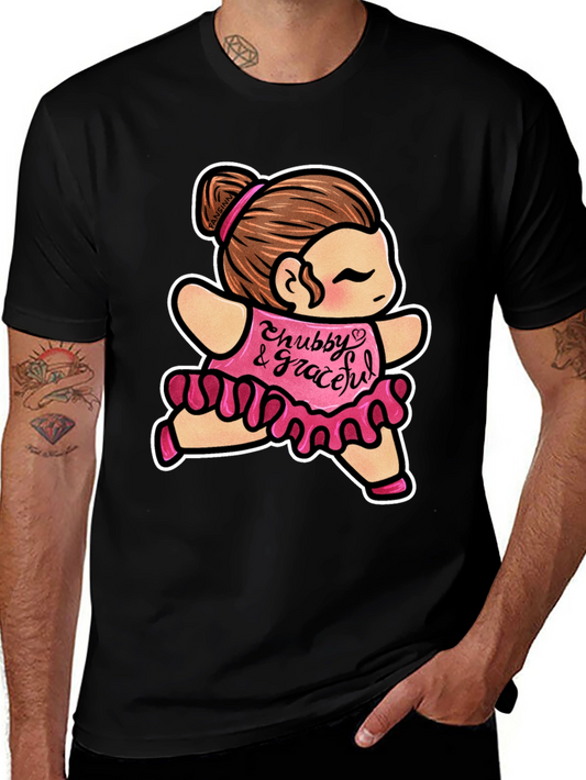 Chubby & Graceful T-Shirt - Cute Cartoon Dance