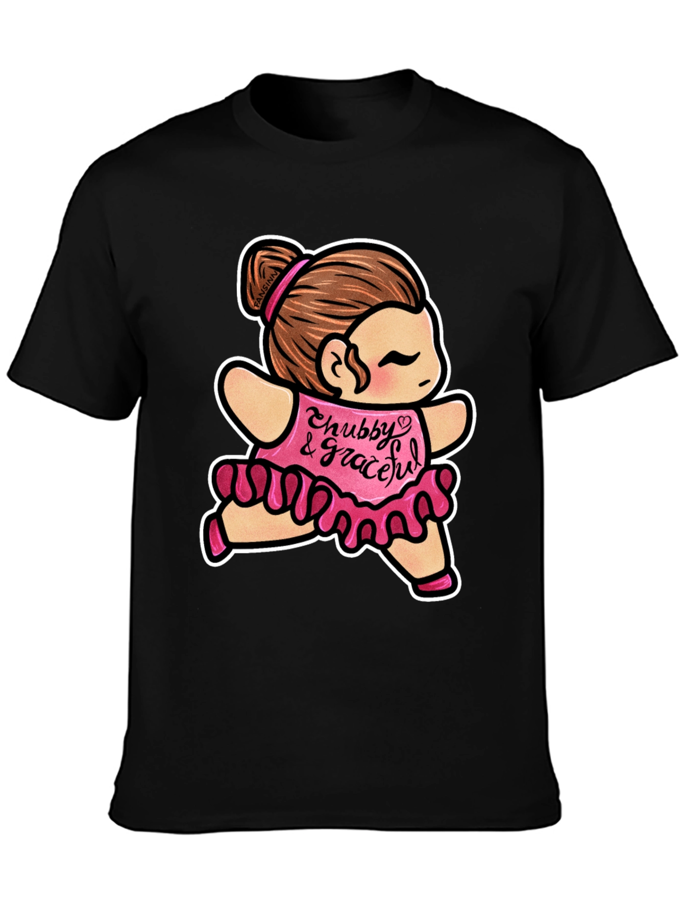 Chubby & Graceful T-Shirt - Cute Cartoon Dance