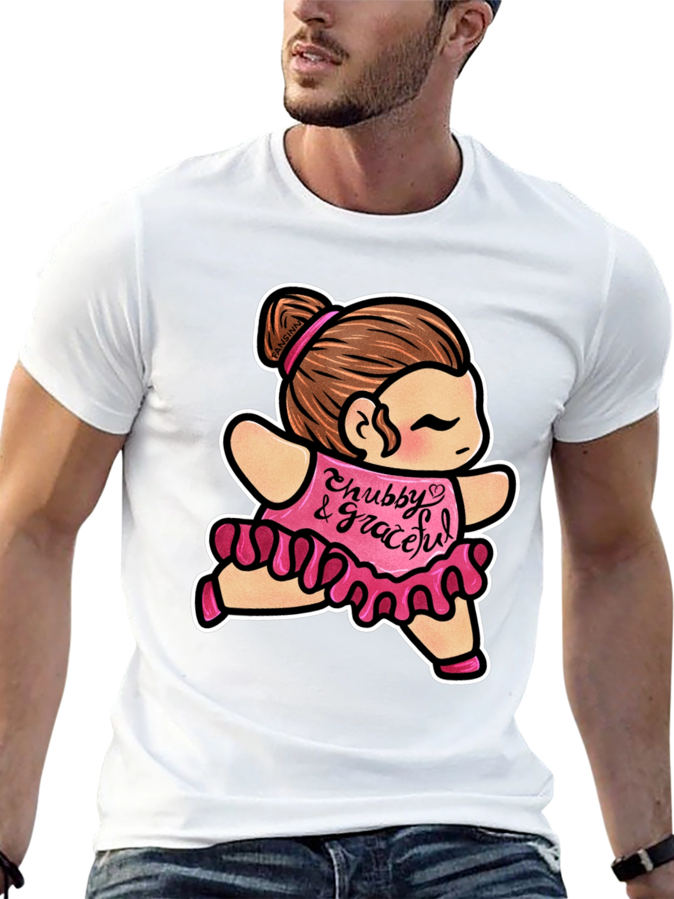 Chubby & Graceful T-Shirt - Cute Cartoon Dance