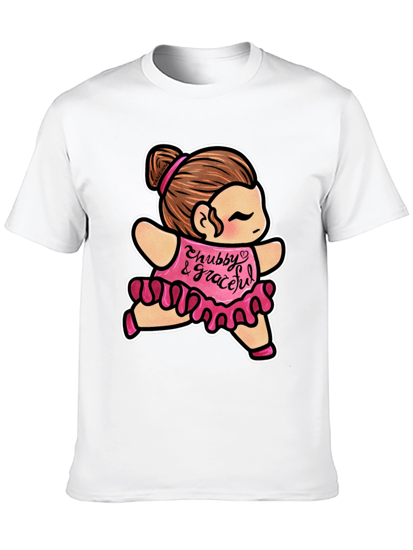 Chubby & Graceful T-Shirt - Cute Cartoon Dance